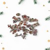 Unique Bargains Christmas Stickers for Ceramic Glass Metal Paper Plastic Waterproof Reusable Christmas Characters 56 Sheets Vinyl Colorful 1Set - 2 of 4