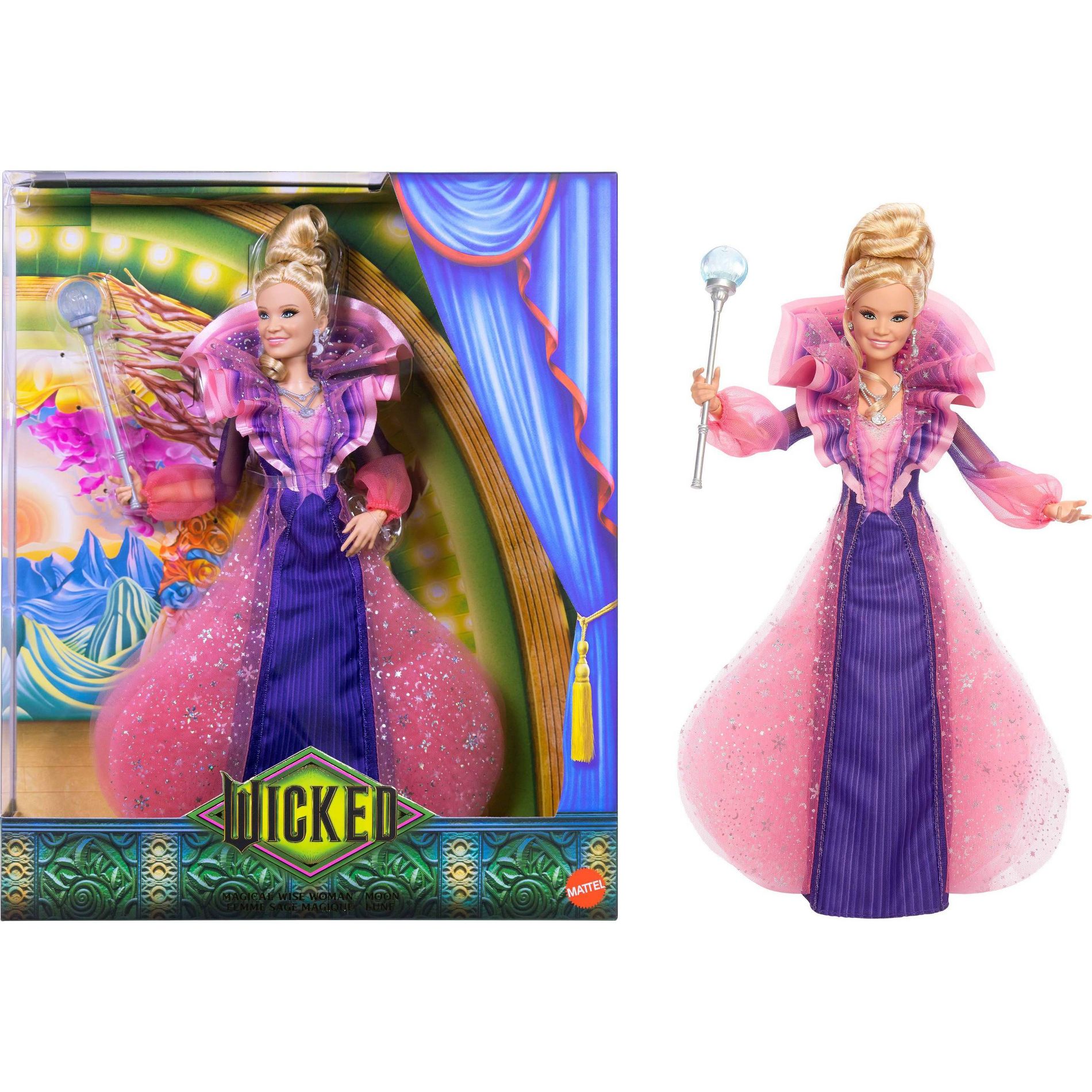 Universal Pictures’ Wicked Magical Wise Woman -Moon Fashion Doll with Deluxe Movie-Inspired Outfit