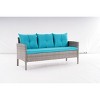 GODEER 6pc Wicker Outdoor Conversation Set - 3 of 4