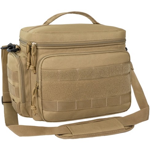 Opux Tactical Lunch Box Men Adult, Insulated Large Cooler Bag With Molle,  Mesh Side Pockets Pail Office Meal Prep : Target