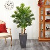 Nearly Natural 63-in Areca Artificial Palm Tree in Cement Planter (Real Touch) - 3 of 4