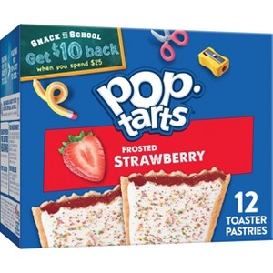 Pop-Tarts Frosted Strawberry Pastries - 12ct/20.3oz - 1 of 4