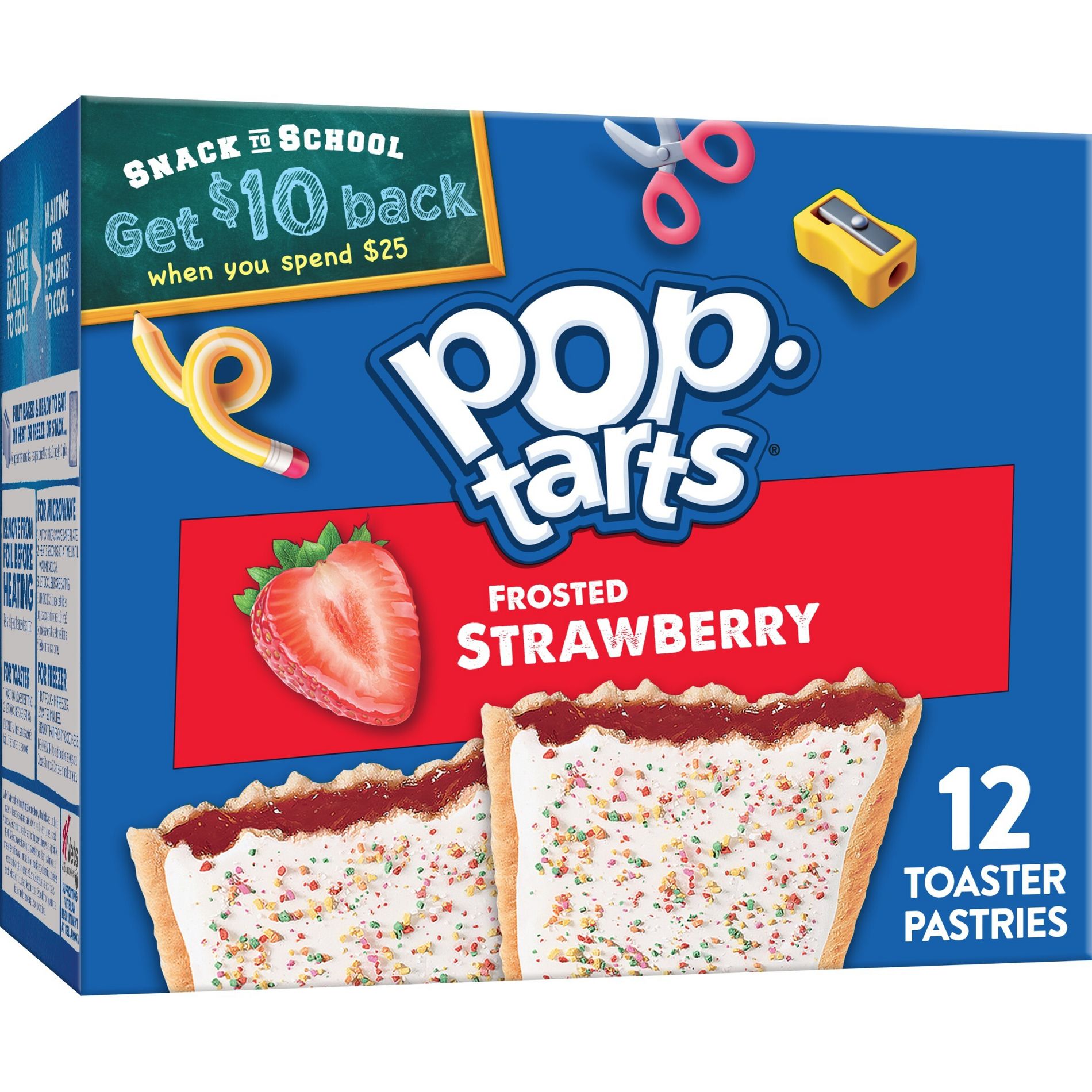 Pop-Tarts Frosted Strawberry Pastries - 12ct/20.3oz