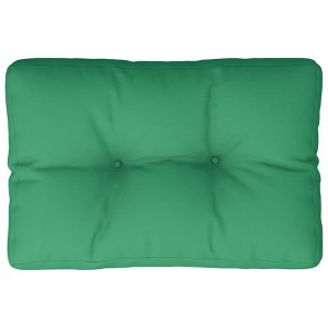 vidaXL - Pallet Cushion Green 23.6"x15.7"x4.7" Water-Resistant Fabric for Indoor/Outdoor Use, Hollow Fiber Filling, Easy to Clean - 1 of 4