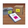Avery High-Vis Removable Laser/Inkjet ID Labels w/ Sure Feed, 3.33 x 4, Neon, 72/PK - 4 of 4