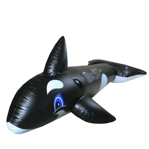 Inflatable killer whale store pool toy