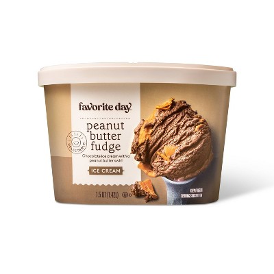 Peanut Butter Fudge Ice Cream - 48oz - Favorite Day™