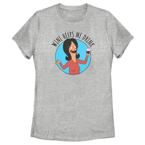 Women's Bob's Burgers Linda Wine Helps T-Shirt - 1 of 3