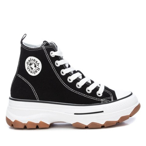 Женские кроссовки Refresh Shoes Refresh Women's Canvas High-Top Sneakers 171919 - Black, 7