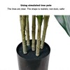 Brazilian Ironwood Artificial Plant – 6FT Garden Faux Tree with 5 Trunks, Tall Greenery Topiary for Modern Indoor & Outdoor Home Decor - 4 of 4
