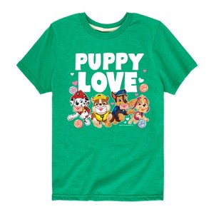 Boys' - Paw Patrol - Puppy Luv Short Sleeve Graphic T-Shirt - 1 of 4