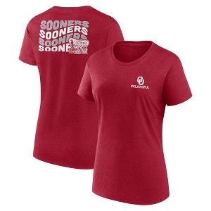 NCAA Oklahoma Sooners Women's Bi-Blend Crew T-Shirt - 1 of 1