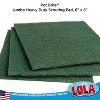 Lola Products Pot Brite Heavy Duty Jumbo Scouring Fiber Pads, 6" x 6", 50% Larger than Most Scouring Pads, Durable Nylon & Polyester Scrub Pad, 3 Pack - 2 of 4
