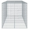 vidaXL Gabion Basket Silver Galvanized iron 78.7x39.4x39.4 in - 4 of 4