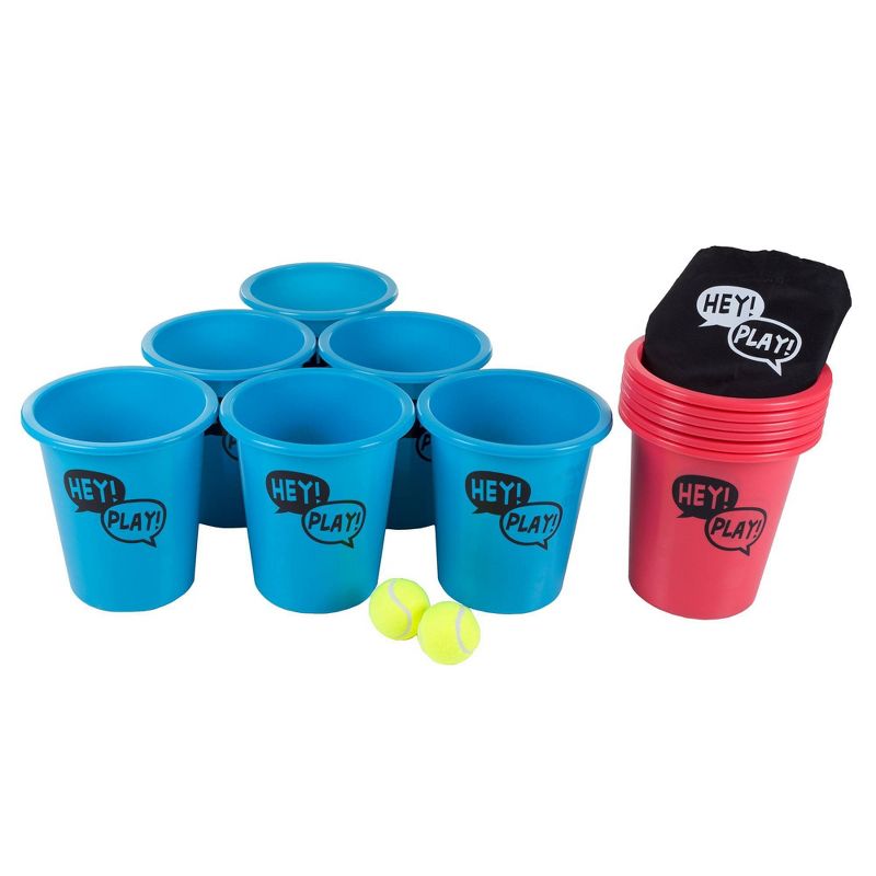 Hey! Play! Kids' and Adults Large Pong Outdoor Game Set, 1 of 8