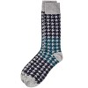 Memoi Men's Houndstooth Bamboo Dress Crew Socks - 3 of 3