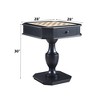 VYNXARIA Galini Black Finish Game Table - 3 of 4