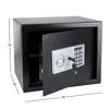 Electronic Personal Steel Combination Safe - Fleming Supply: Fire-Resistant Wall Safe, Dual Lock, Black, No Assembly Required - 2 of 4