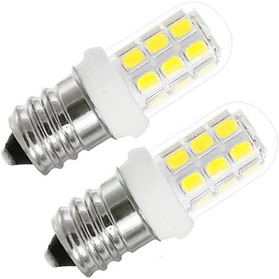Runesay C7 E12 LED Bulbs Salt Lamp Light Bulb Replacement for 15W Himalayan Salt Lamps, Night Light Bulbs, Chandeliers, 6000K 2Pack