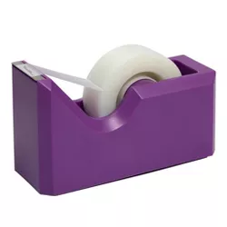 JAM Paper Colorful Desk Tape Dispensers - Purple