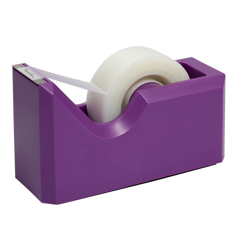 JAM Paper Colorful Desk Tape Dispensers - Purple, 1 of 8