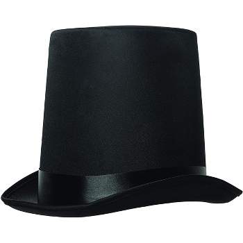 Underwraps Black Stove Pipe Top Hat Adult Costume Accessory