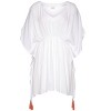 Women's Tassel Detail V-Neck Cover up Beach Dress - LASCANA - 4 of 4
