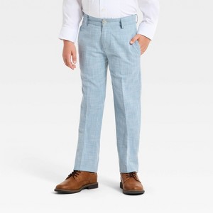 Boys' Linen Pants - Cat & Jack Sky Blue 8