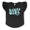 The Juniper Shop Mama's Girl Flower Flutter Sleeve Tee - 2 of 4