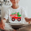 The Juniper Shop Christmas Dino Truck Youth Short Sleeve Tee - 2 of 3
