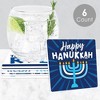 Big Dot of Happiness Hanukkah Menorah - Funny Chanukah Holiday Party Decorations - Drink Coasters - Set of 6 - 2 of 4
