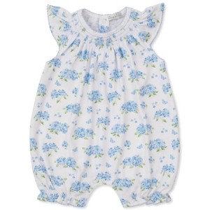 Girl Short Smocked Romper - kissy kissy - 1 of 2