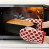 REGALWOVEN Soft Cotton Oven Mitts, Heat Resistant Cooking Gloves, Flexible Gripping for Baking, Kitchen Mitts Set - 4 of 4