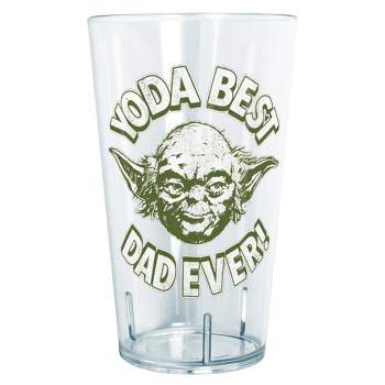 Star Wars Father's Day Yoda Best Dad Ever  Tritan Drinking Cup - Clear - 24 oz.