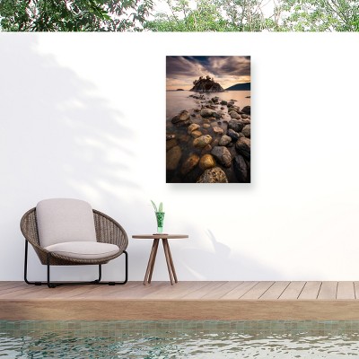 Pierre Leclerc Whytecliff Stepping Stones Outdoor Canvas Art