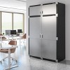 Seville Classics UltraHD 2-Piece Extra-Wide Storage Cabinet Set, 60" x 24" - 2 of 4