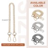 Unique Bargains Alloy Durable Removable Buckles Replacement Purse Chain Strap 2 Pcs - 2 of 4