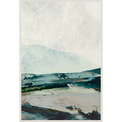 Amanti Art Mountain Mists by Dan Hobday Canvas Wall Art Print Framed 23 x 33-in.