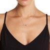 Adornia Rhodium Plated Crystal Safety Pin Necklace - 2 of 3