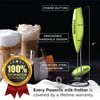 PowerLix Milk Frother Handheld Battery Operated Electric Whisk Foam Maker For Coffee With Stainless Steel Stand Included - 2 of 4