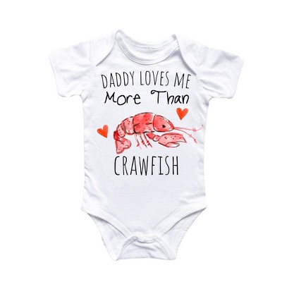 Crawfish Love Mommy - Baby Boy Girl Clothes Infant Onesie® Funny Cute Newborn GS1