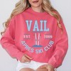 Simply Sage Market Women's  Garment Dyed Graphic Sweatshirt Vail Ski Club - 2 of 2
