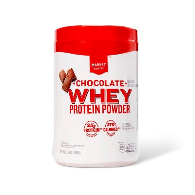 Whey Protein Powder - Chocolate - 32oz - Market Pantry™ : Target