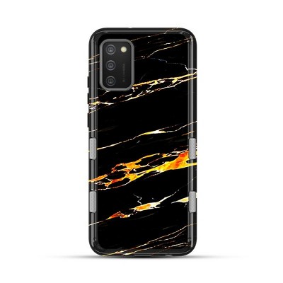 MyBat Pro TUFF Subs Series Case Compatible With Samsung Galaxy A02s - Black Marble