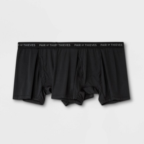 Pair of Thieves Men's 3 Pack Boxer Brief, Black, Small : :  Clothing, Shoes & Accessories