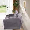 MAYEERTY Multifunctional Foldable Sofa Bed (3 Lengths) with USB, Ashtray & Rotating Phone Stand - 4 of 4