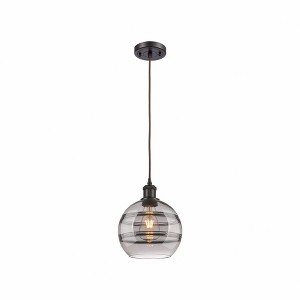 Rochester - 1 Light Cord Hung Mini Pendant In Industrial Style-9.88 Inches Tall and 8 Inches Wide - 1 of 1