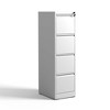 NicBex Modern File Cabinet with Lock, Vertical Metal Filing Cabinets with Drawers and Anti-Tilt Design,Office Cabinet for Home, Office,Black/White - 2 of 4