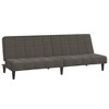 vidaXL 2-Seater Sofa Bed Dark Gray Velvet - 2 of 4