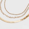 Variety Multi-Strand Necklace - A New Day™ Gold: Nickel-Free Metal, Lobster Claw Clasp, 18.5" Length - 4 of 4